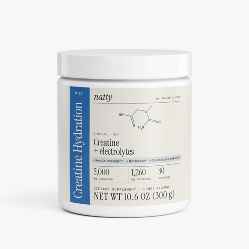 Creatine Hydration tub on a white background