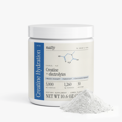 Creatine Hydration tub on a white background