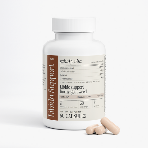 Libido Support bottle on a white background