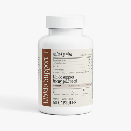 Libido Support bottle on a white background